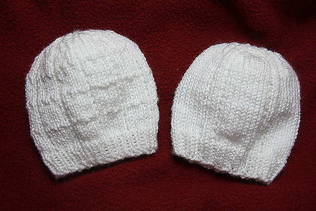Simple Lines Baby Hats