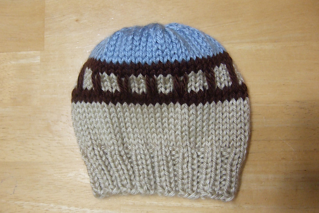 Train Track Baby Hat