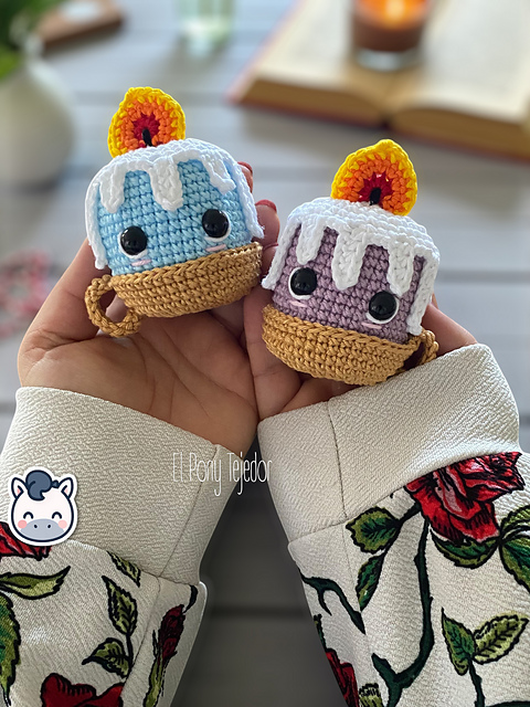 Amigurumi Christmas Candles