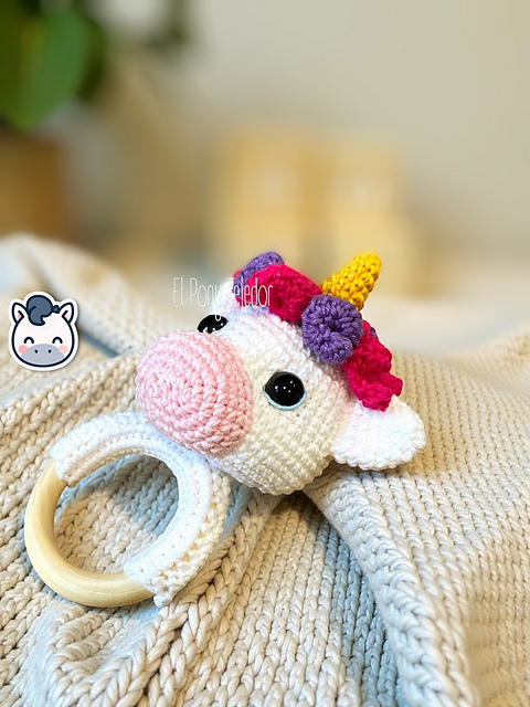 Baby Unicorn Rattle