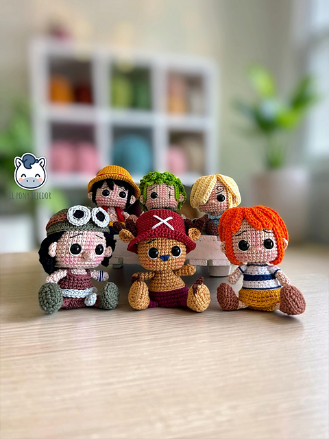 Ravelry: One Piece - Straw Hat Pirates pattern by El pony tejedor