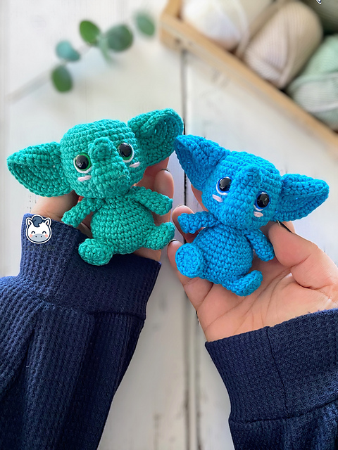 Amigurumi Elephant - Kawaii Animal
