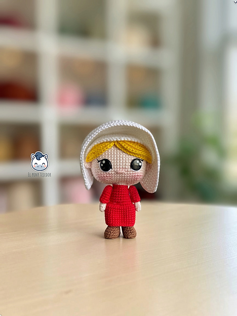 Amigurumi June (Offred) - The Handmaid’s Tale