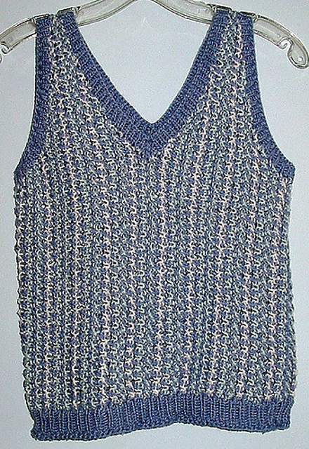 #25 Slip-Stitch Eyelet Tank