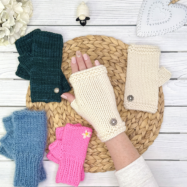 Thumbs Up Fingerless Gloves