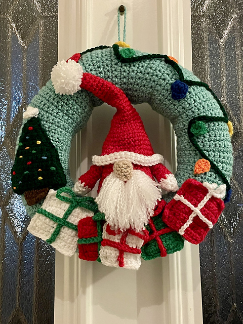Christmas Santa Wreath
