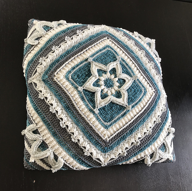 Lotus Square Pillow