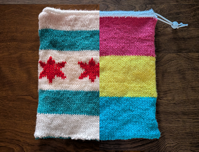 Chicago Pride Flag Cowl