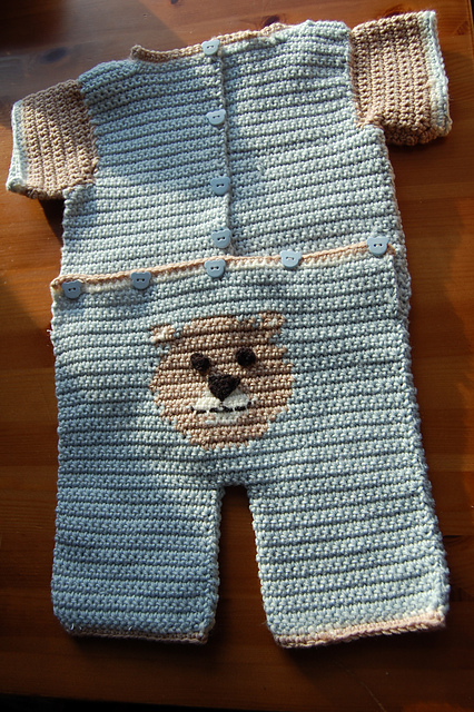 Archie Bear Romper Suit