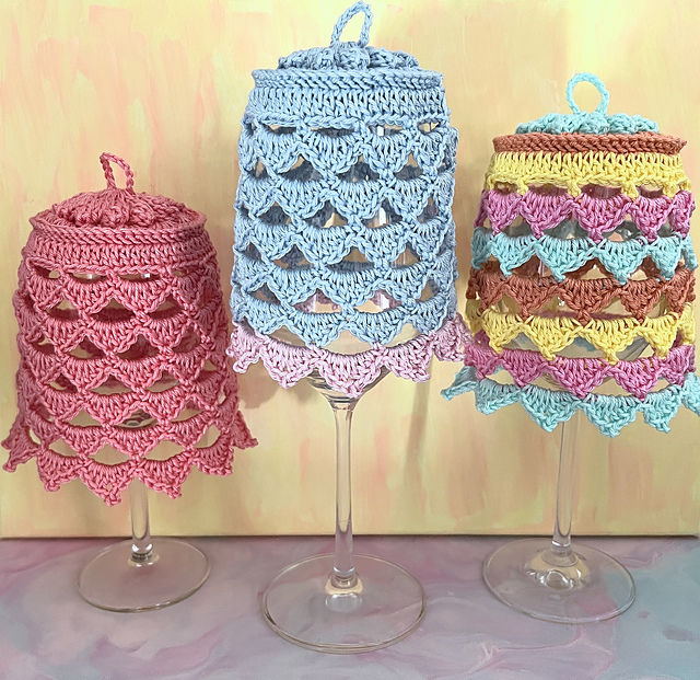 Wine Glass Lampshade "Talira"