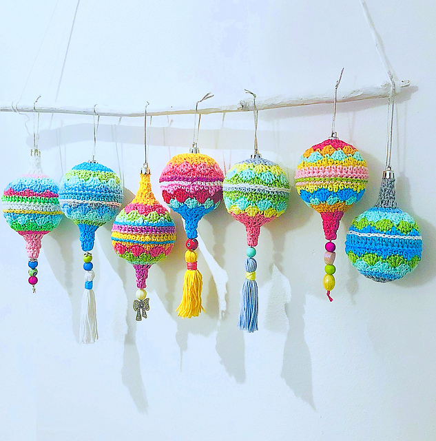 Christmas Baubles Boho-Style