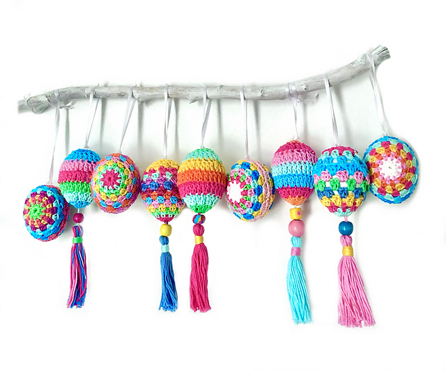 Boho Easter Eggs
