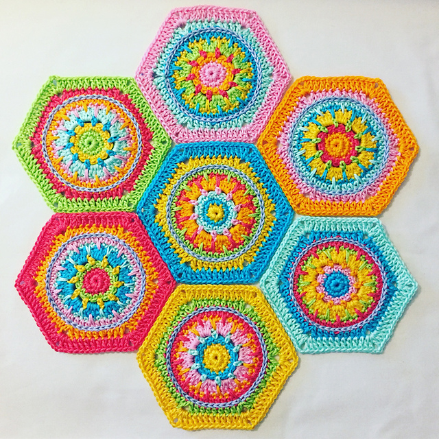 Granny Square Hexagon Crystal