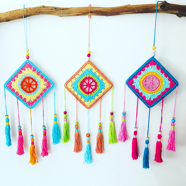 Boho Square Dreamcatcher