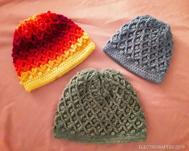 Linda B Diamonds and Dots Hat