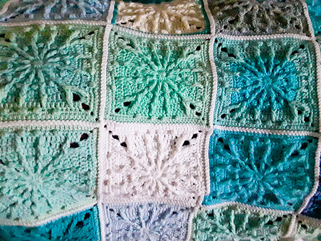 Snowflake Afghan Square