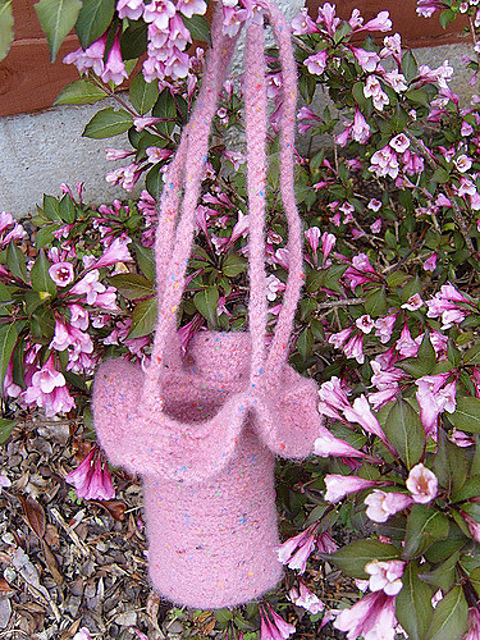 Felt Ruffle Bag