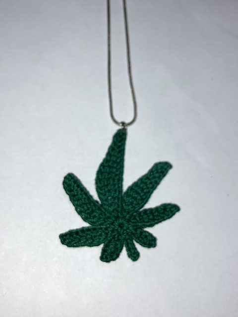 Cannabis leaf Applique