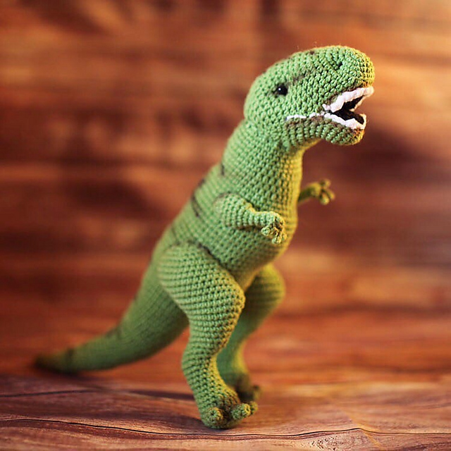 Pattern Crochet Dinosaur Tirex