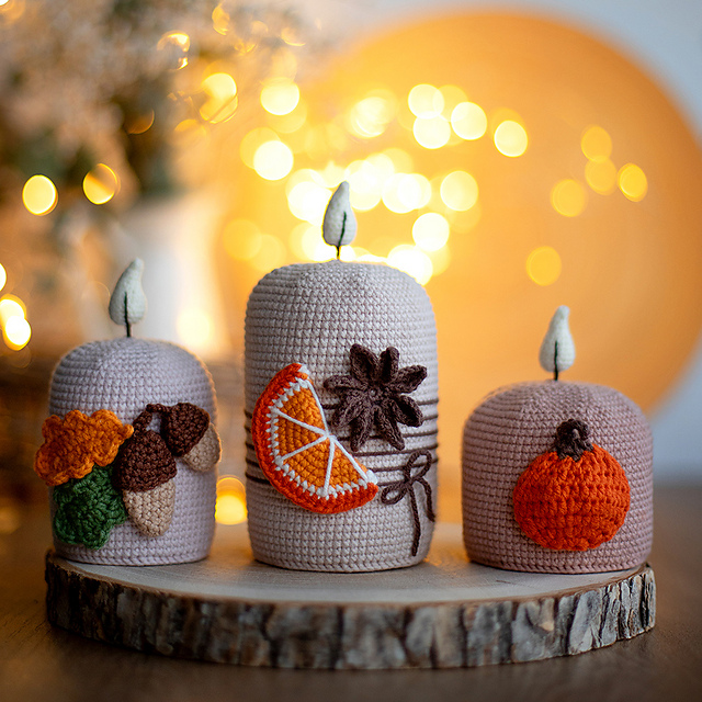 SET OF AUTUMN CANDLES