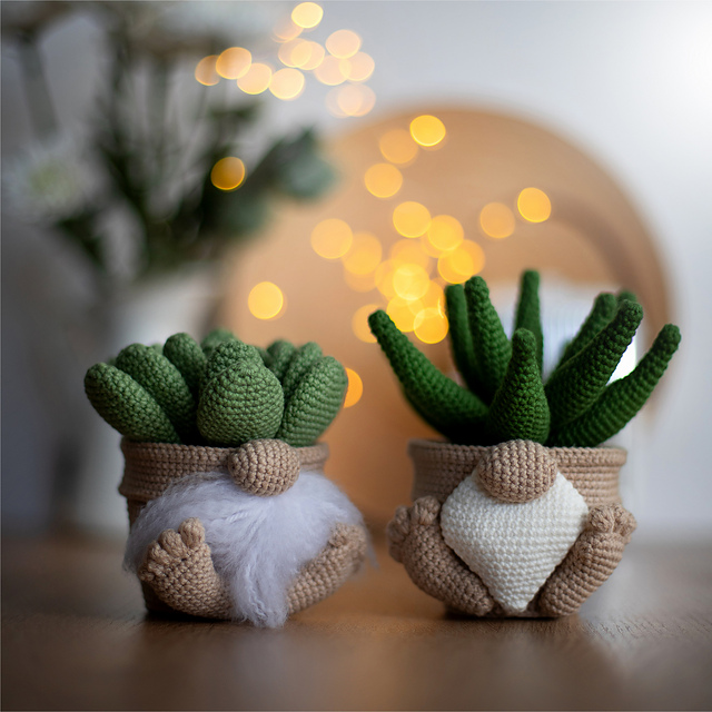 Ornamental gnome pot