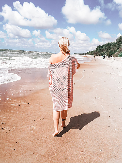 Oversize sweater dress SKULLY