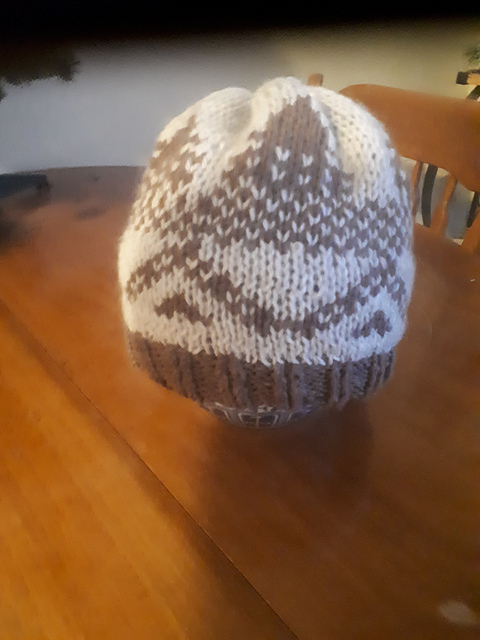 double knit mohair hat