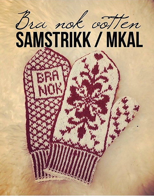 Samstrikk av Bra nok votten.