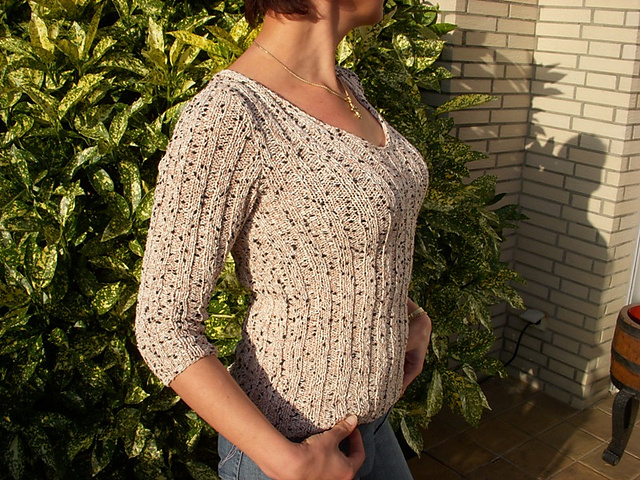 # 01 Pullover mit 3/4-Arm