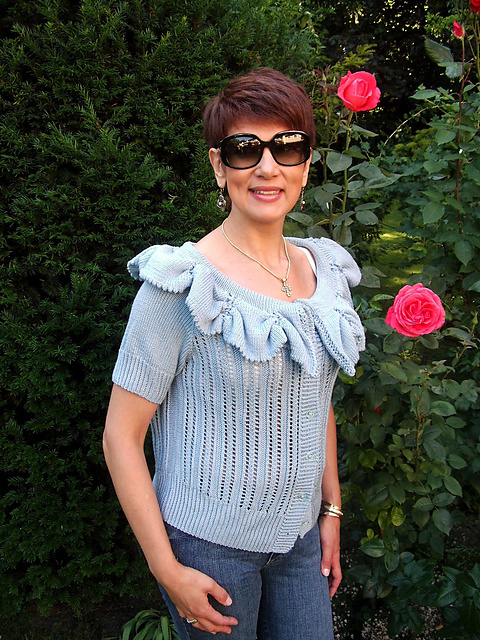 #30 Short sleeve cardigan