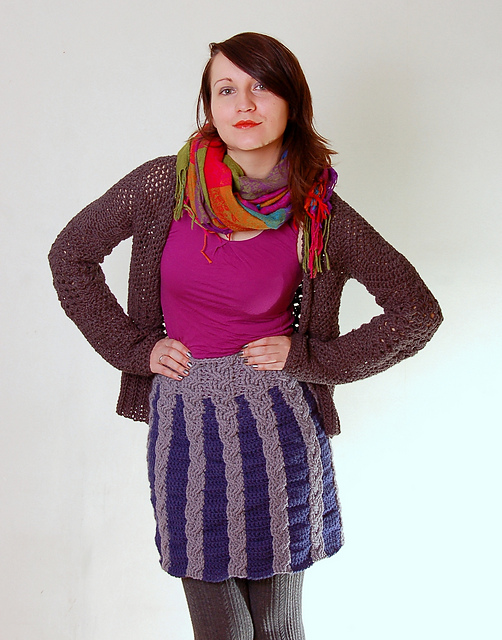 Cabled Winter Skirt