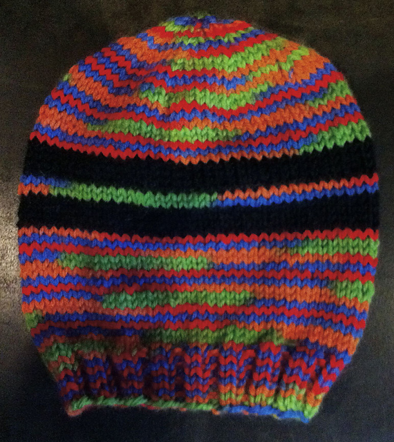Striped beanie