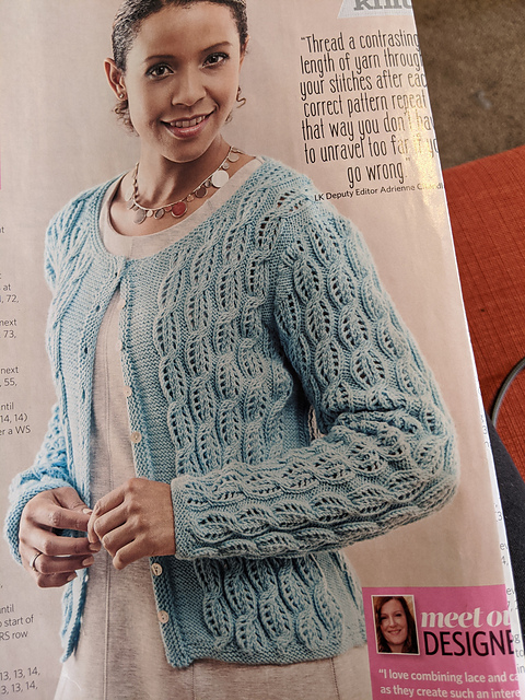 Lacy Cabled Cardigan