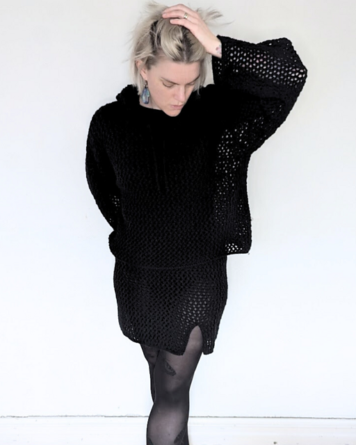 The Meshed Up Short Skirt