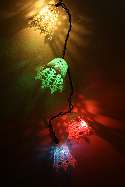 2 Crocheted Bells