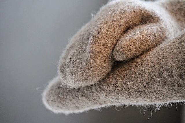 Frosty morning mittens