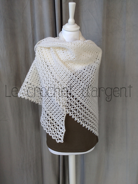 White Bird Shawl