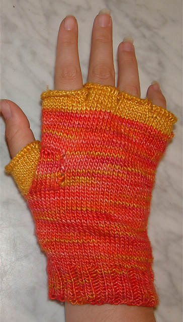 easy fingerless gloves