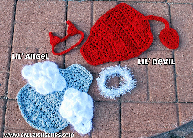 Lil' Angel and Lil' Devil Cuddle Cape Sets