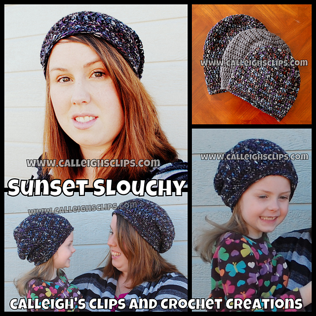 Sunset Slouchy Hat