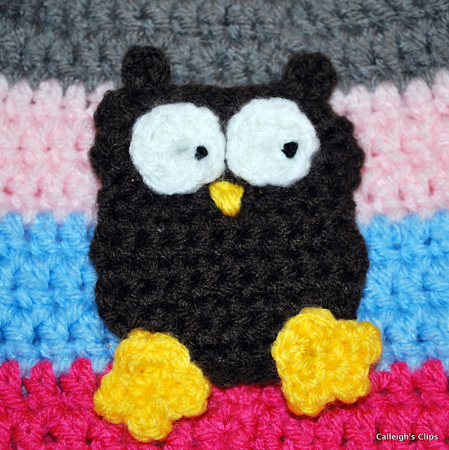 Crochet Owl Applique