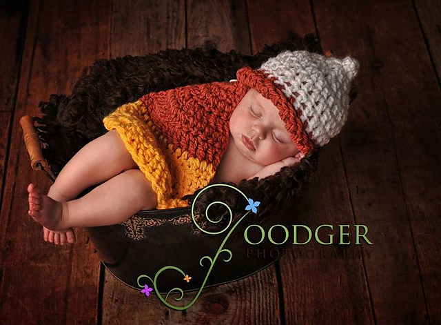 Candy Corn - Cuddle Critter Cape Set