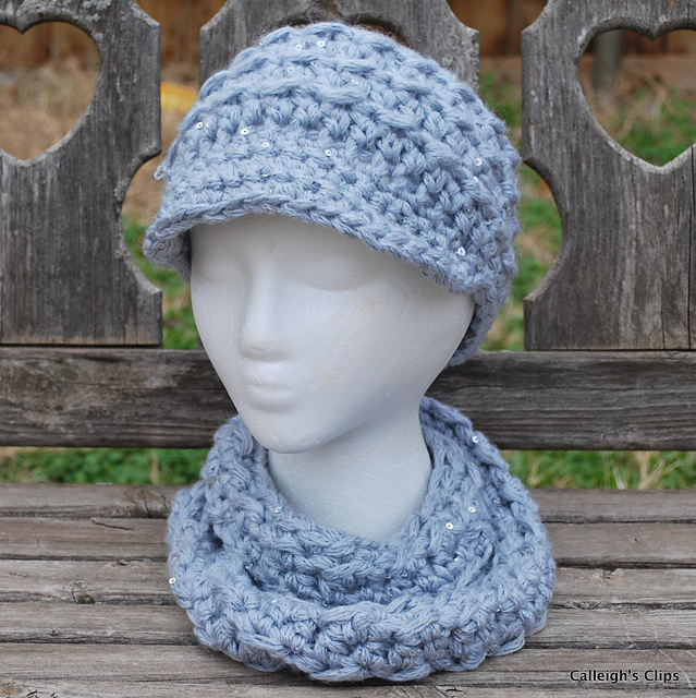 Sparkling Sequin Chunky Cowl
