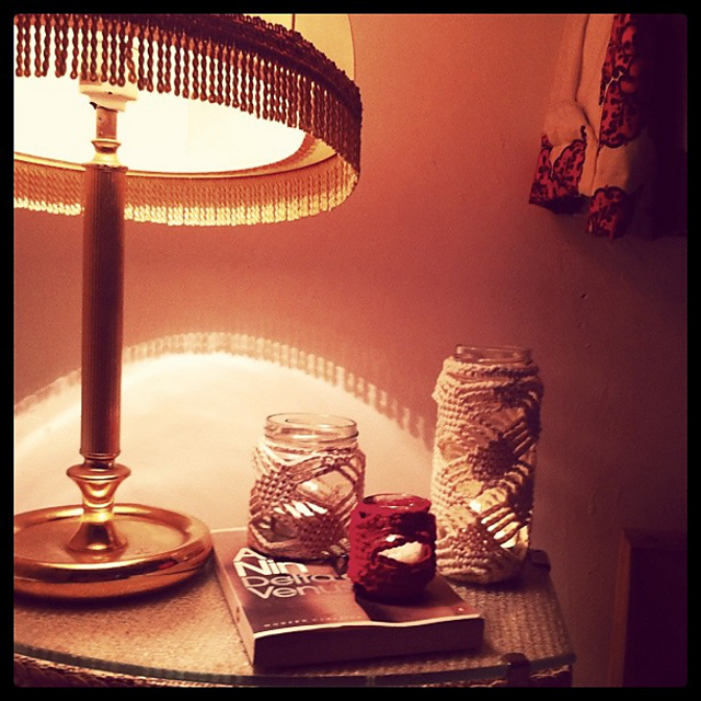 Crochet Tea-Light Jars