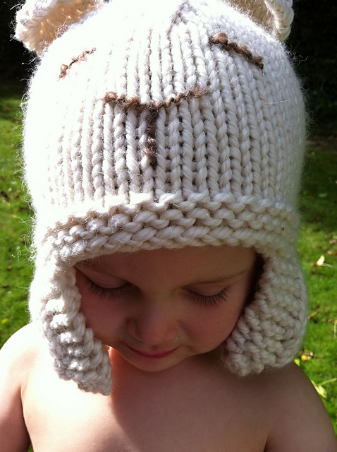Sleepy Polar Bear Hat
