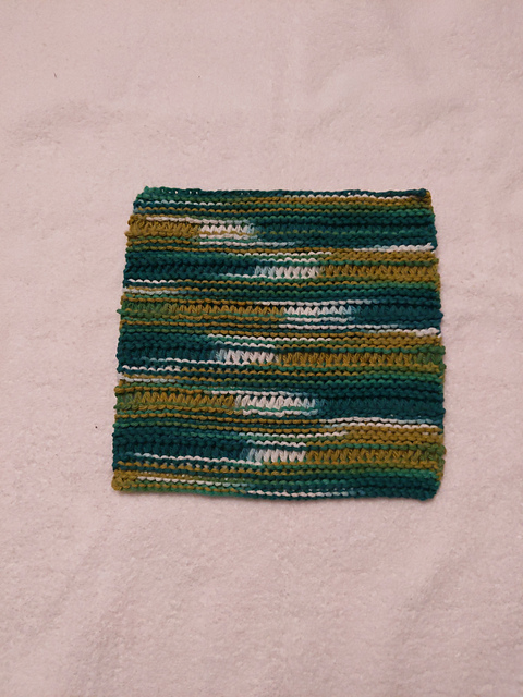 Elongated Stitch Dishcloth