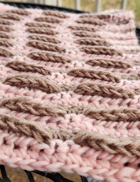 Blackmail and Shadows Crochet Scarf