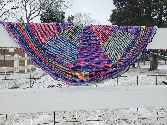 Controlled Chaos Shawl