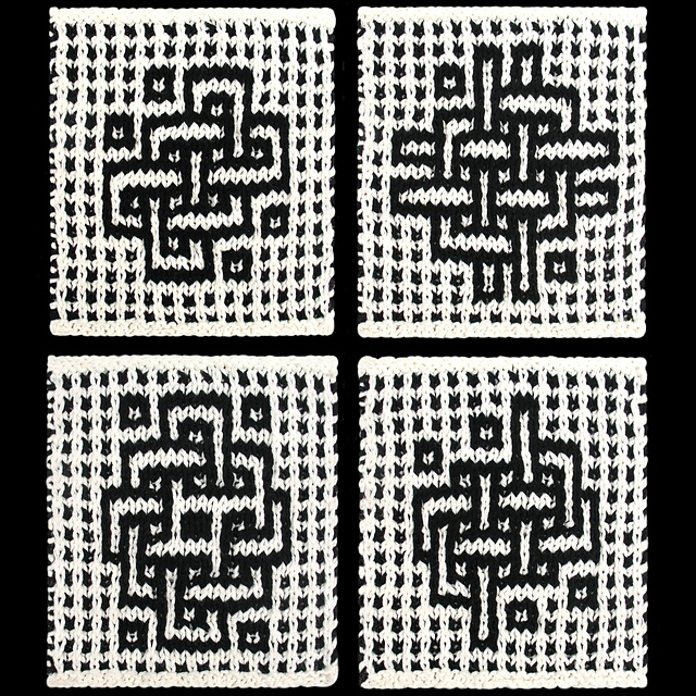 Mosaic Interlace Dishcloths