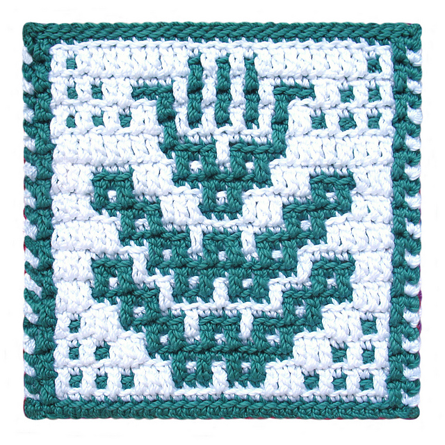 Mosaic Flower 4 Coaster
